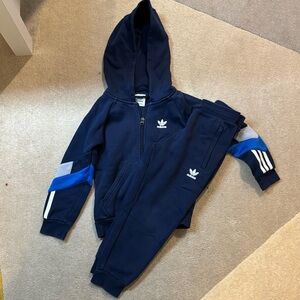 Adidas hoodie and pants for kids